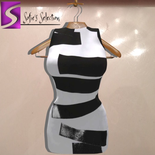 <S> Mesh Mini Tape Dress White