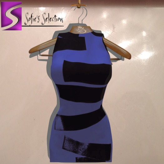 <S> Mesh Mini Tape Dress Purple