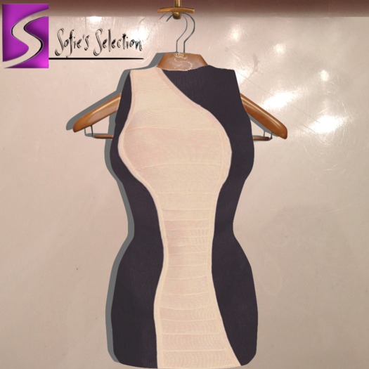 <S> Mesh Mini Silhouette Dress Purple