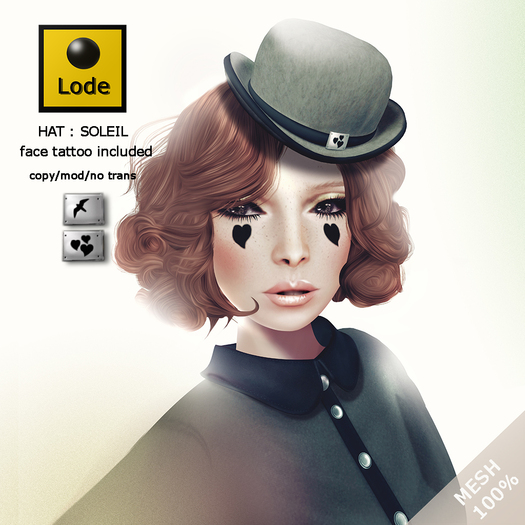 *LODE* Hat - Soleil [grey]