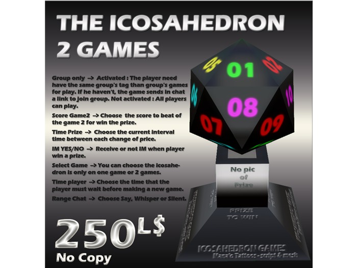 Icosahedron 2 games