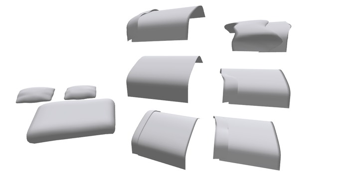 Bedding Pack w/maps package Full Perms