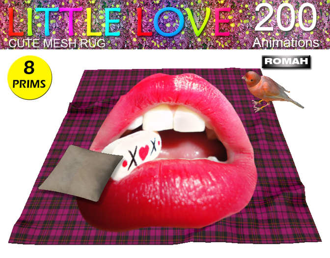 **R** LittleLove Mesh Rug *200 Anims* Lips