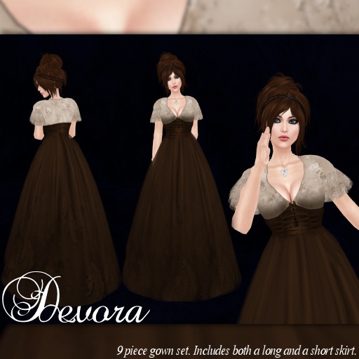 [K~*~S] Devora - Gown - Chocolate