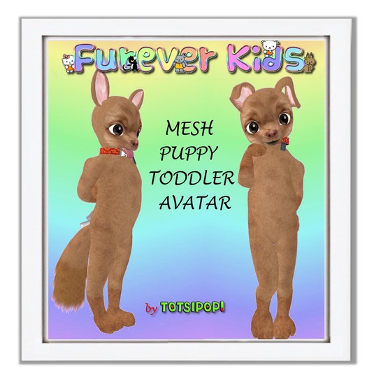 Furever Kids Furry Mesh Puppy Toddler Avatar 4