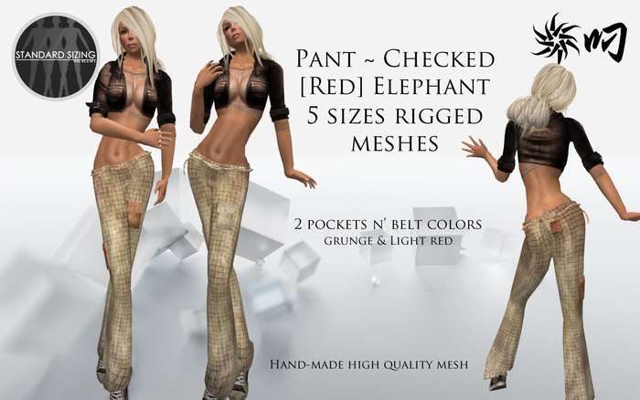 =Melo= Checked [grunge] elephant