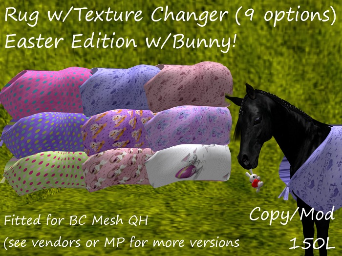 (DD&DE) BC/MQH Rug w/Texture Changer (Easter)