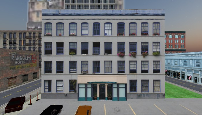 #Sp 006- 4 Story Apartment Complex -2 Prim Building by Kushinator