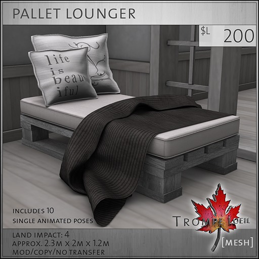Trompe Loeil - Pallet Lounger [mesh]
