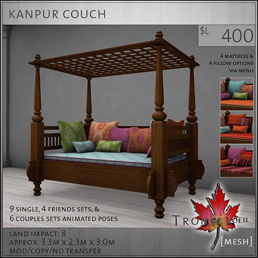 Trompe Loeil - Kanpur Couch [mesh]