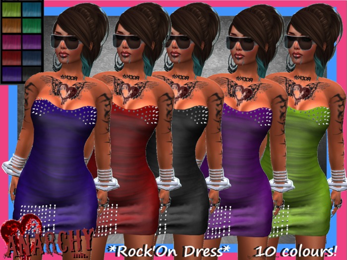 *An@rchy Ink* Rock'On Dress [Colours] 9 sizes!!!