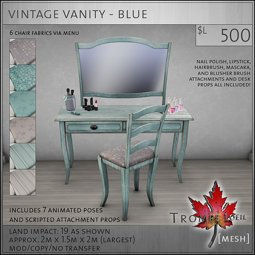 Trompe Loeil - Vintage Vanity Purple [mesh]