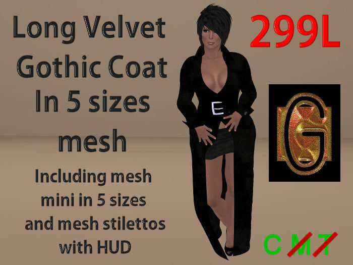 GenNirva - Velvet coat set Black