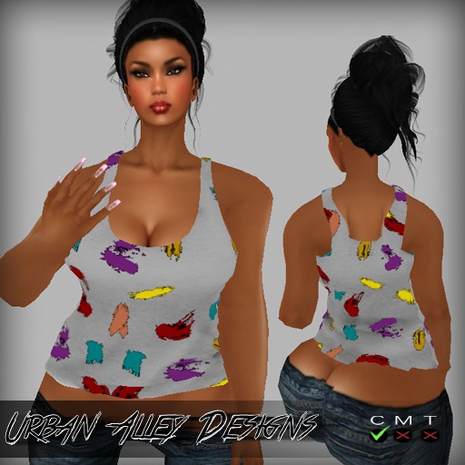 UAD Mesh Ladies tank top L Splash(Bagged)