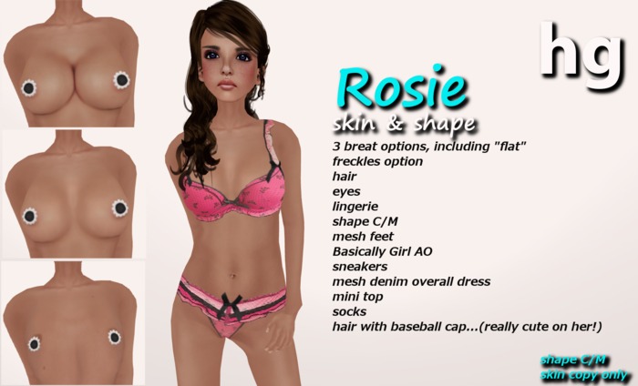 Harley Girl Rosie Skin & Shape  