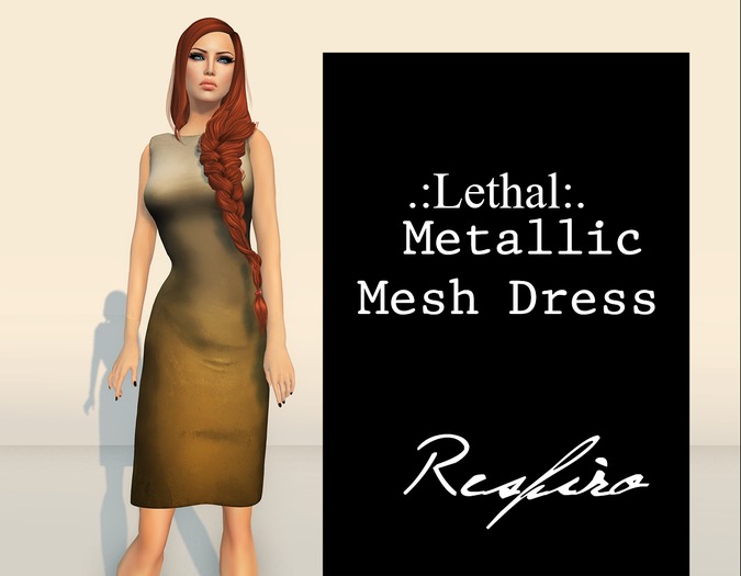 .:Lethal:. Metallic Mesh Dress [Respiro]