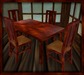 Saleitemdarkmahoganytablechair