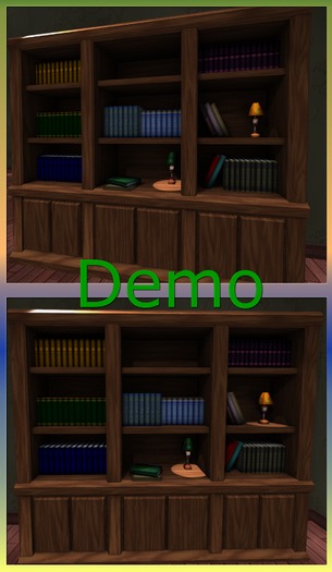 Book Shelf. Mesh. Demo