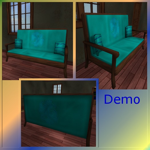 Office Couch. Mesh. DEMO