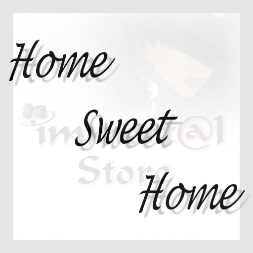 Home Sweet Home - text on the wall