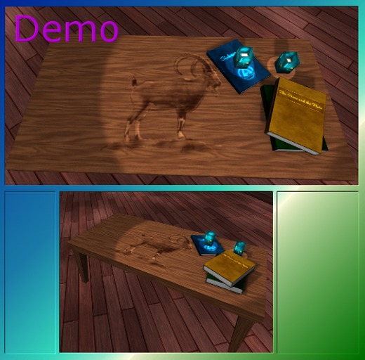 Office Short Table. Mesh. Demo