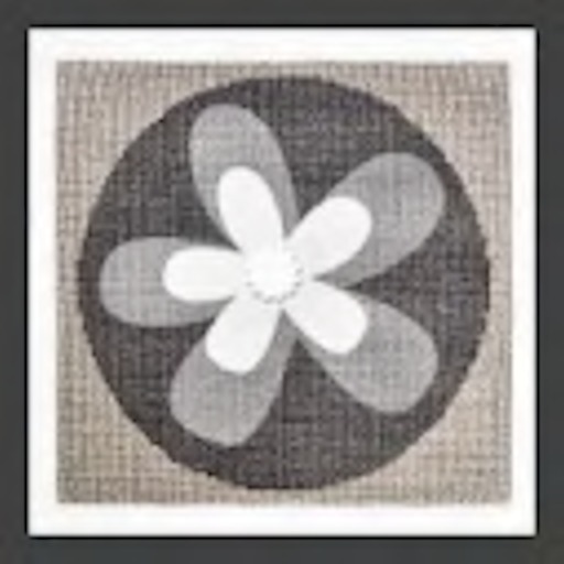 white flower rug