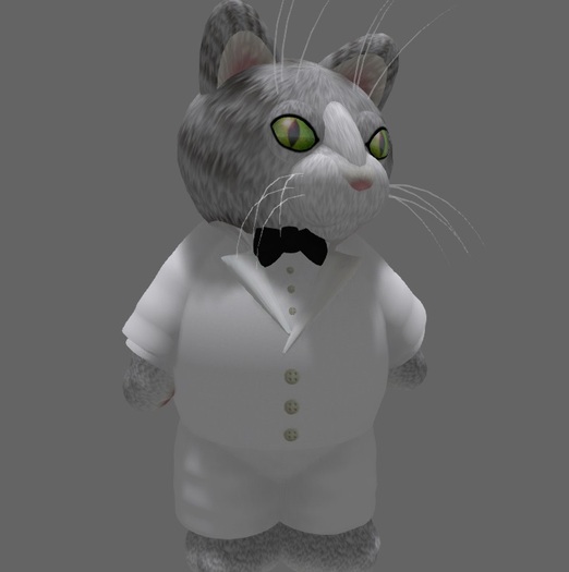 Tiny Guys White Tux W/Black Bowtie