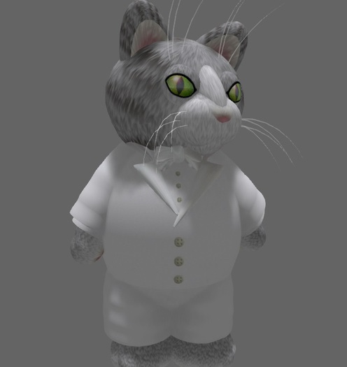 Tiny Guys White Tux W/White Bowtie