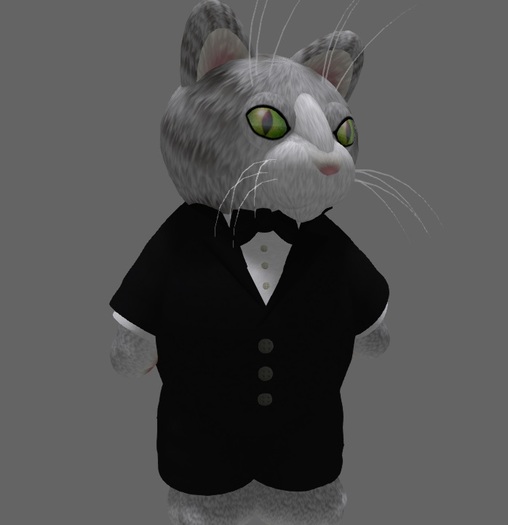 Tiny Guys Black Tux W/Black Bowtie