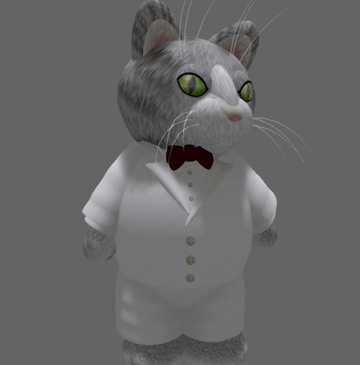 Tiny Guys White Tux W/Red Bowtie