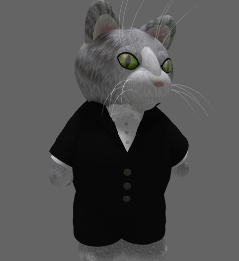 Tiny Guys Black Tux W/White Bowtie
