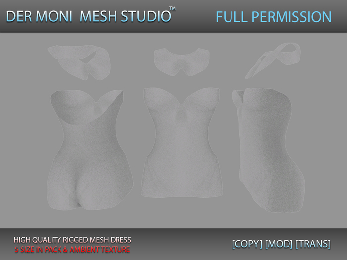 DER MONI FULL PERMISSION RIGGED DRESS 14
