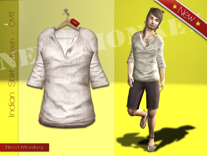 .::[NerdMonkey]::.[Indian Beige Shirt] 