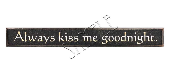 Always Kiss Me Goodnight
