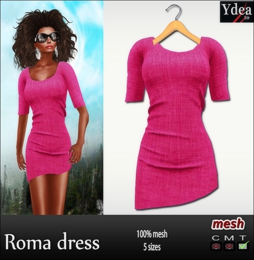 *Ydea* Roma dress pink