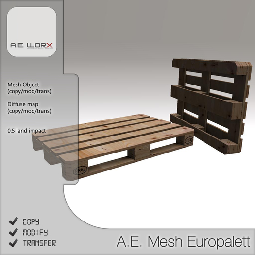 A.E. Mesh Europalett (boxed)