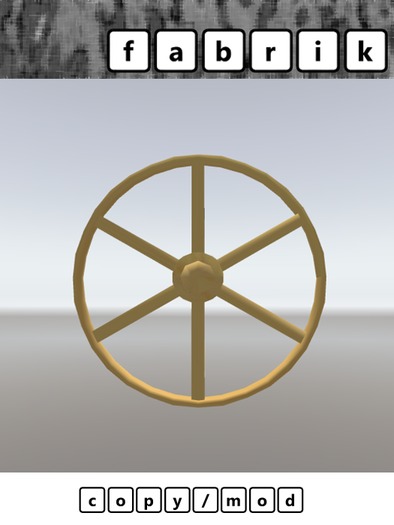 Wagon Wheel Sculptie 6 spoke mod copy