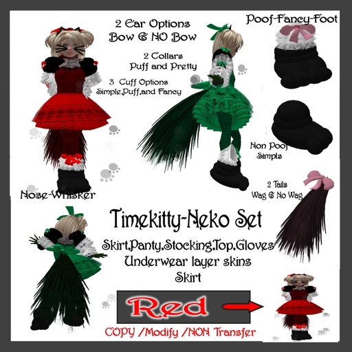 *TT*Timekitty-Neko-RED,300
