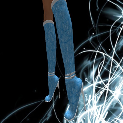 Boots lightblue/white box