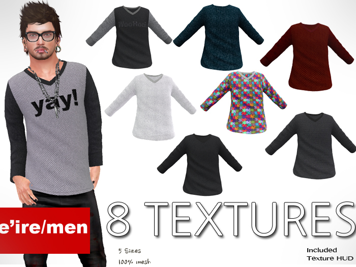 E'ire -  V-Neck Sweater Pack HUD Texture