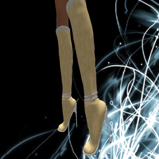 Boots beige/white box