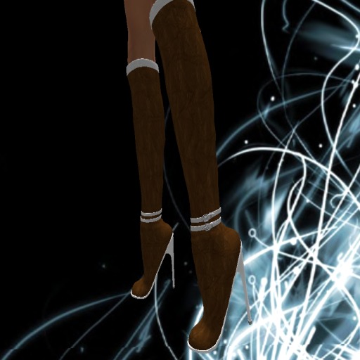 Boots darkbrown/white box