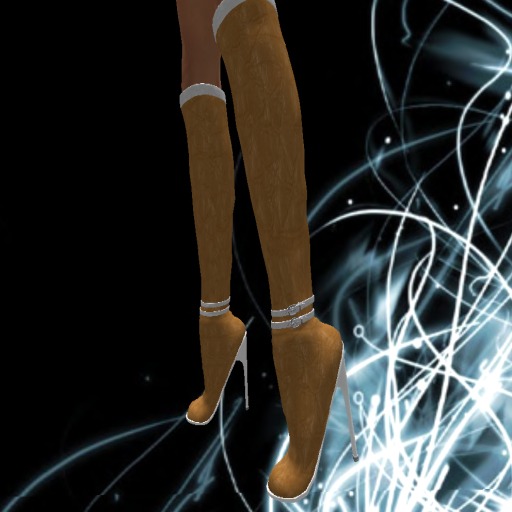 Boots lightbrown/white box