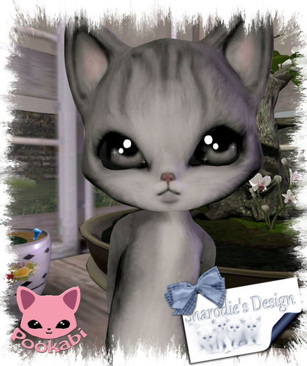 ~*~Shar's Pookabi~*~Fur app. dark gray