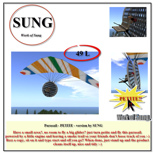 Parasail petite for Petite mesh avatars!