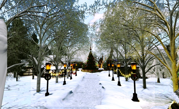 Wall Sleigh Ride Window