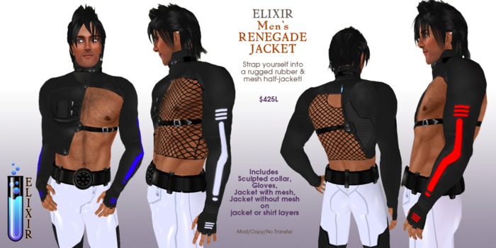 ELIXIR Mens Renegade Jacket-RED