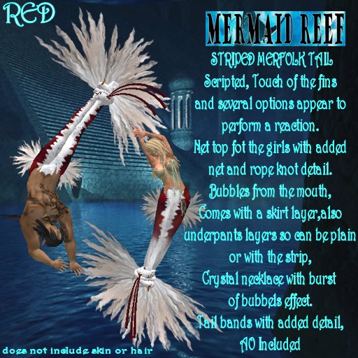 white red striped tail