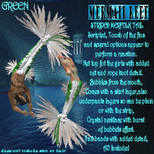 white green striped tail