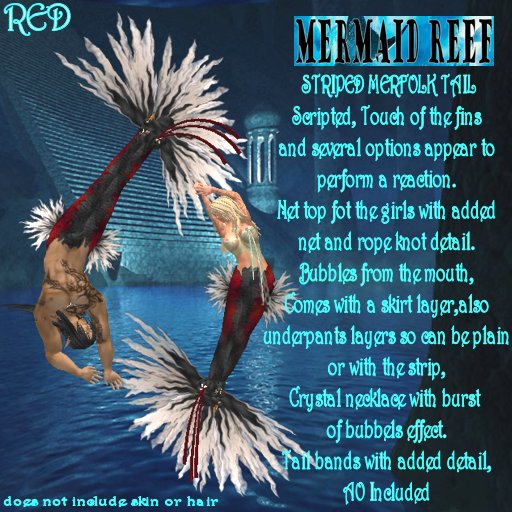 black red striped tail